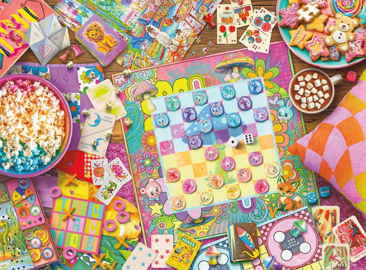 Enjoy Game Night with Buffalo Games' Kitschy Puzzle