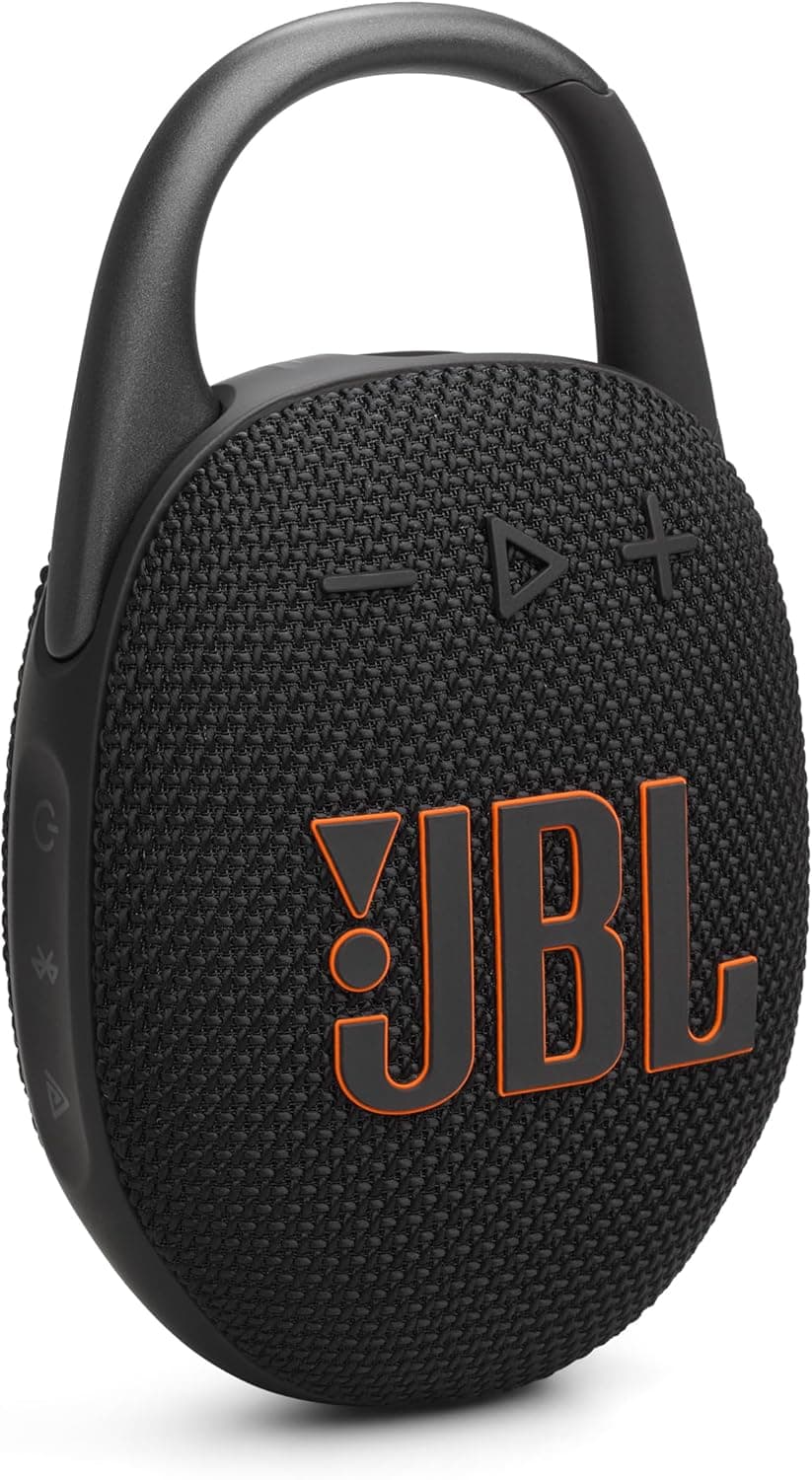 Portable JBL Clip 5 Speaker with Big Sound and Recycled Design