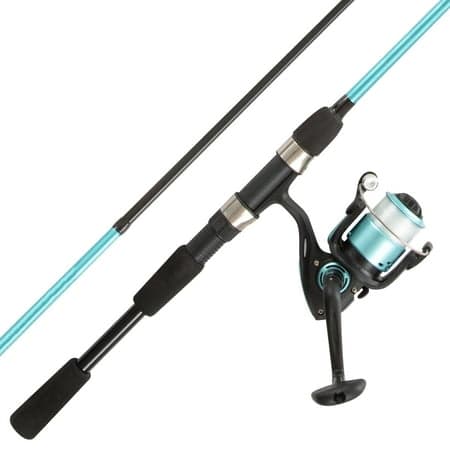 Rad Sportz Beginner Spinning Fishing Rod & Reel Combo- 6? Fiberglass Pole