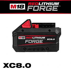 Save on Milwaukee M18 REDLITHIUM FORGE XC8.0 Battery Pack