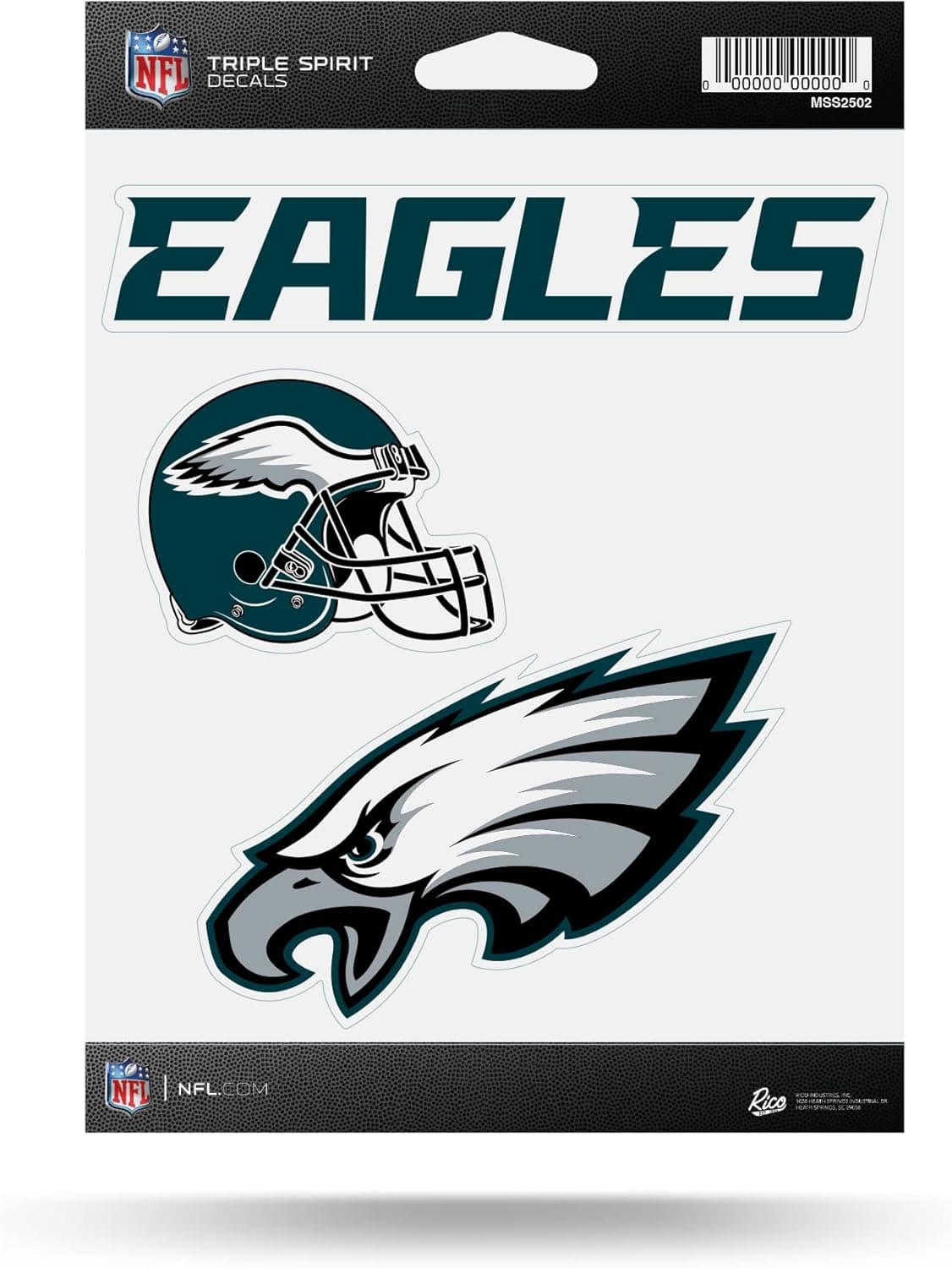 Cheer on the Eagles with Discounted NFL Sticker Set