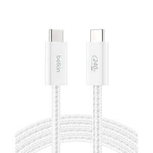 Belkin 240W USB-C to USB-C Cable for $10