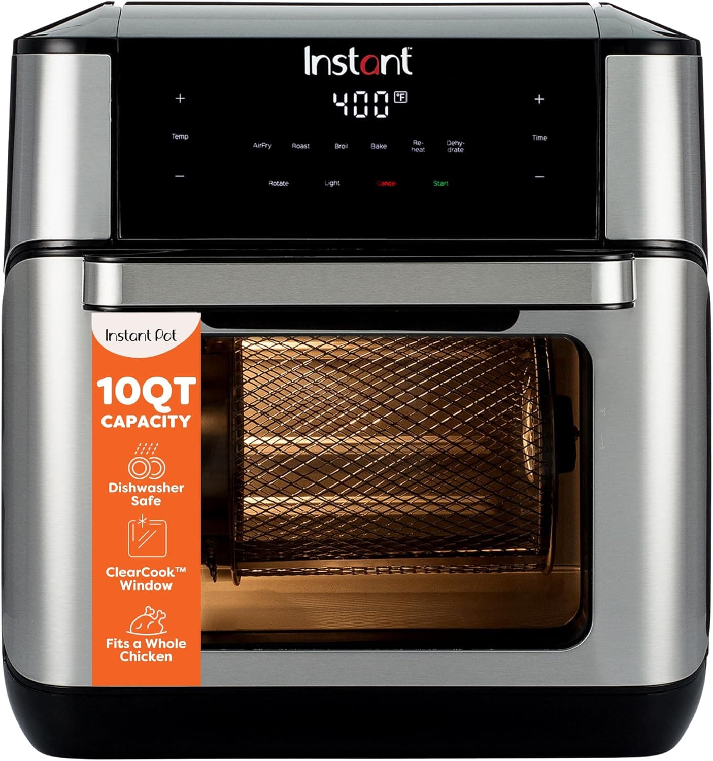 Instant Pot 10QT Air Fryer - Versatile Cooking & Crisping