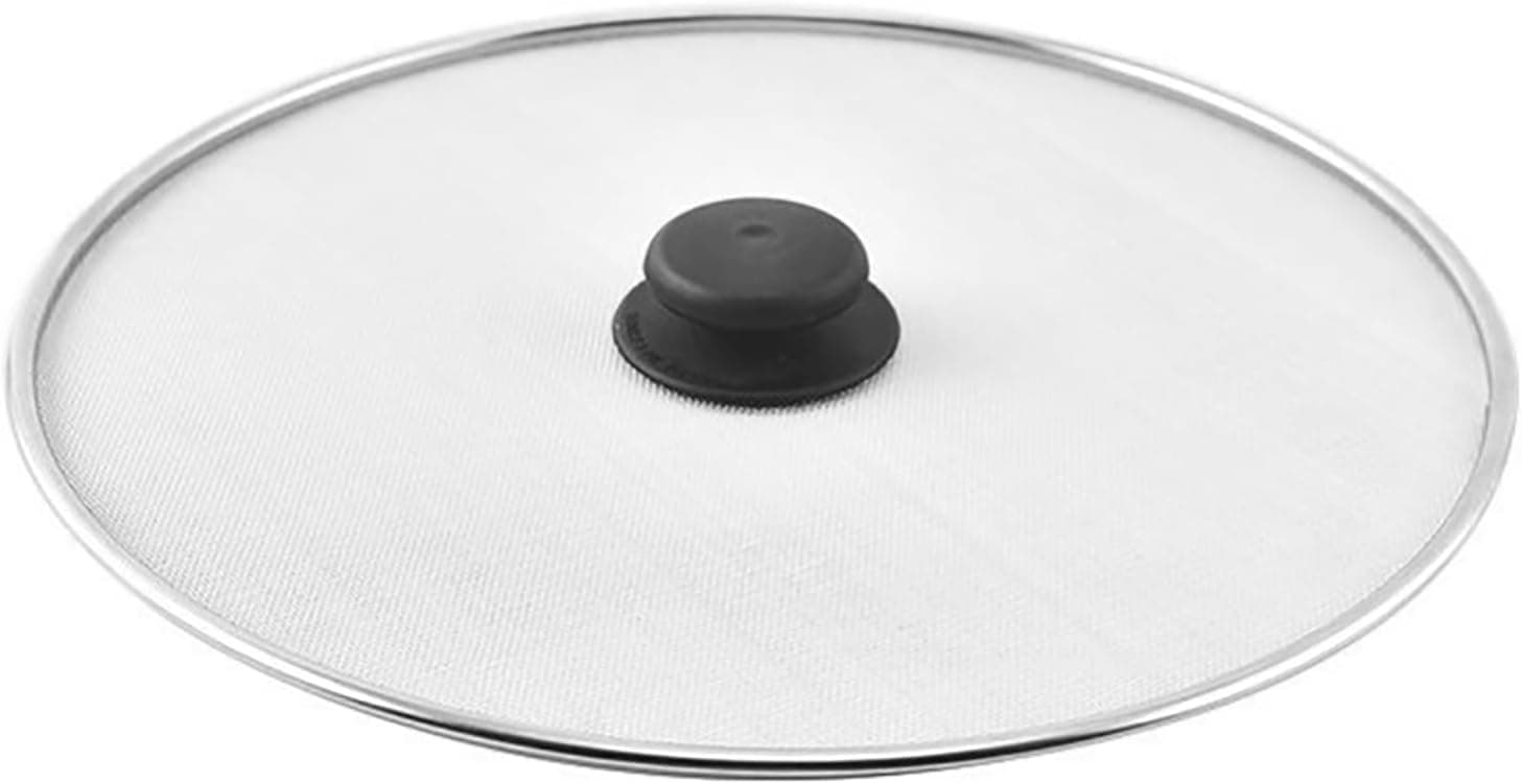 Fox Run Splater Shield, Stainless Steel Mesh Splatter Screen For Frying Pans, 13 Inches