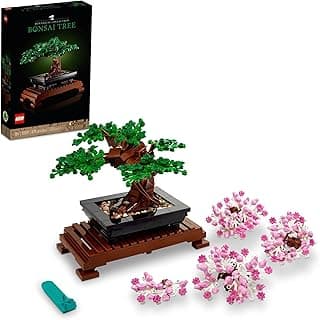 LEGO Botanicals Bonsai Tree Building Set - Artificial Bonsai Tree Plants for Home Decor, Adults Ages 18+ - Faux, Fake Plants for Table, Desk, Office - Birthday Gift for Men & Women - 10281