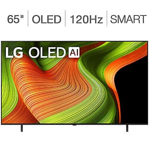 65" LG OLED 4K Smart TV with 5-Year Warranty