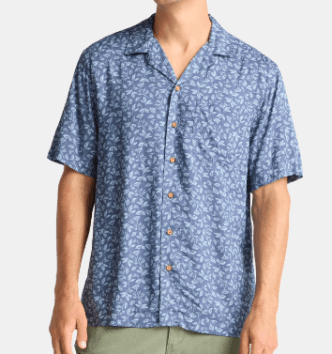 George Men's Viscose Camp Shirt Walmart