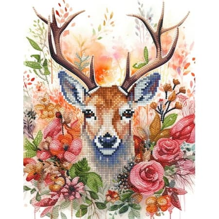 DIAMOND DOTZ® Floral Deer Special Edition Diamond Painting Kit