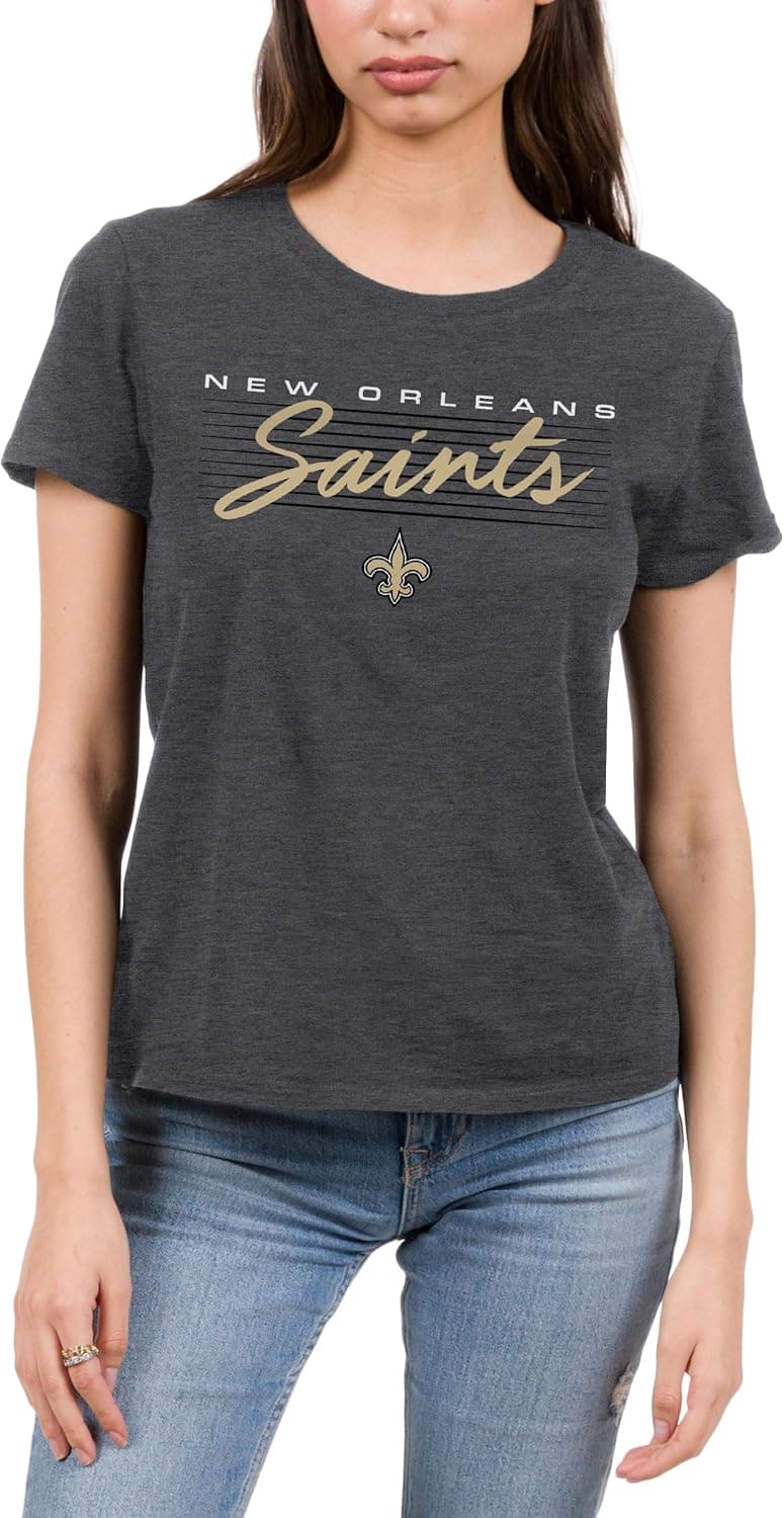Cheer on the Saints in Retro Style: Women's NBA Fan Tee