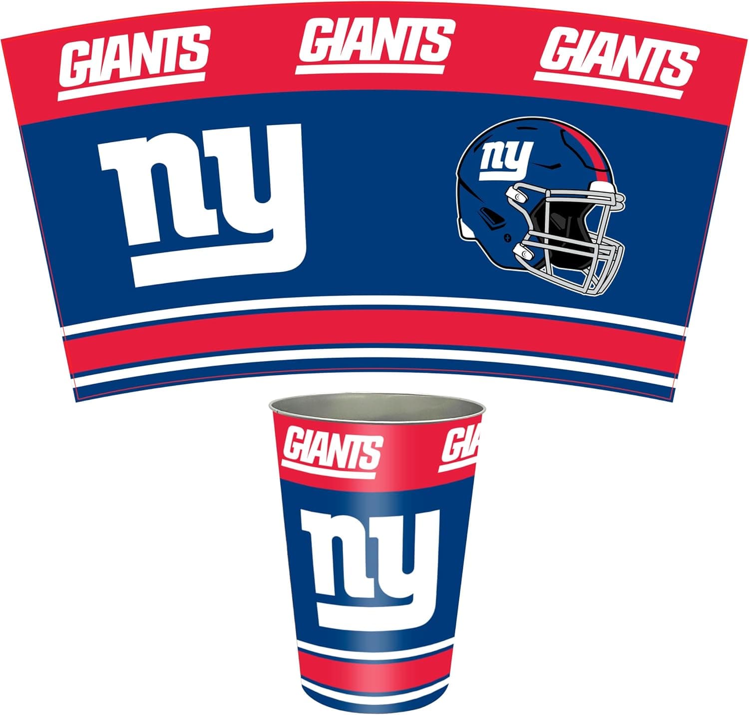 Represent Your Team with the FANMATS NFL New York Giants Wastebasket