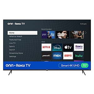 Upgrade to a Stunning 70" 4K Roku TV for $278 at Walmart