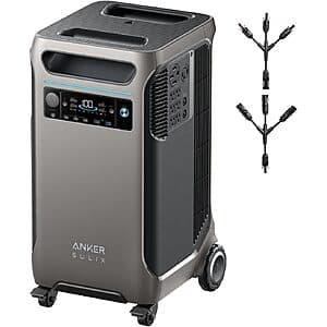 Anker SOLIX F3800 Portable Power Station: 3840Wh, 6000W AC Output