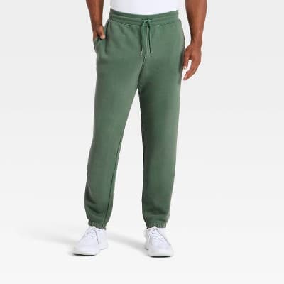Men's French Terry Joggers - All In Motion™ Forest Green S