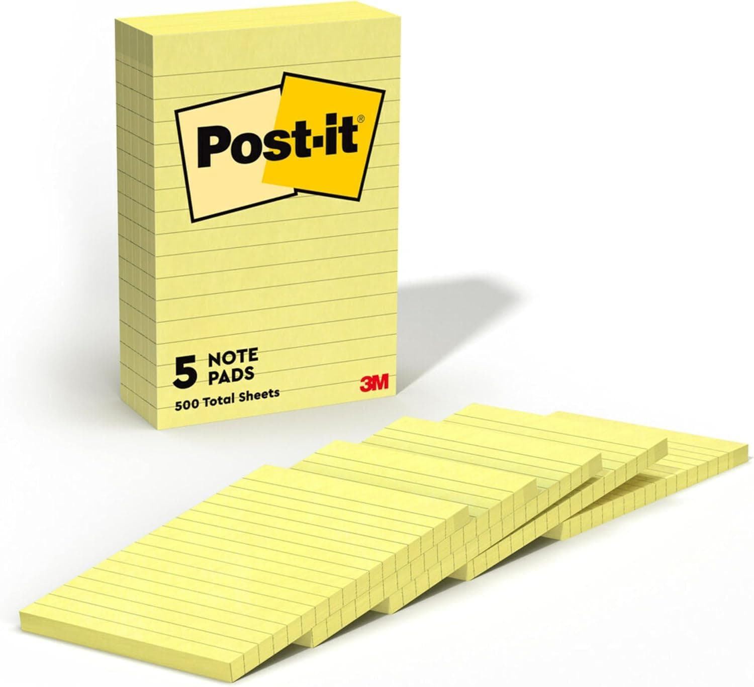 Post-it Notes 5-Pack: Organized Workspace Essentials