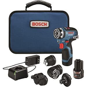 Bosch 12V Max Brushless 5-in-1 Drill/Driver Kit with Batteries