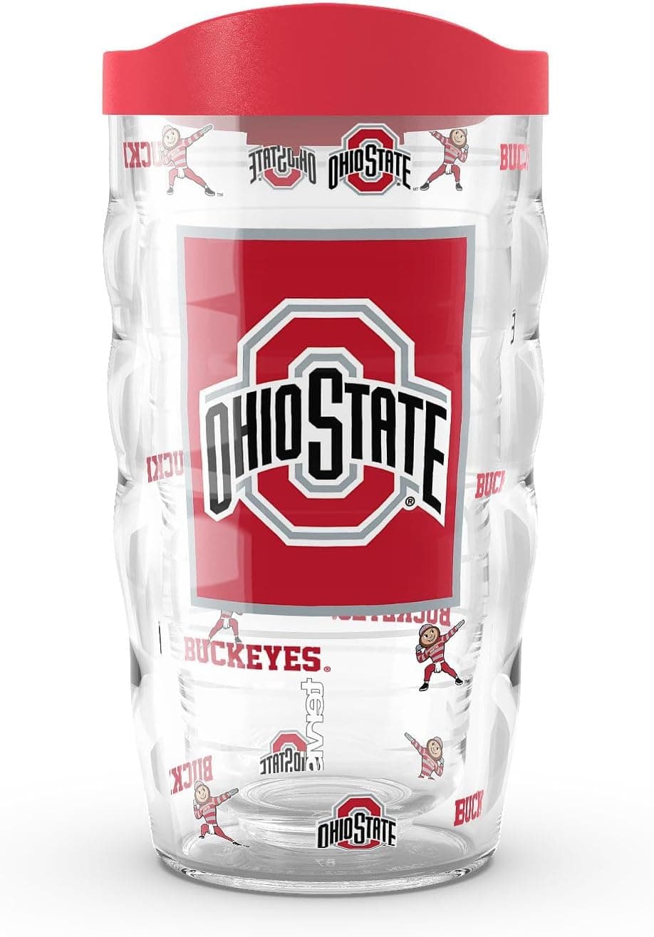 Insulated Tervis Ohio State Tumbler - Made in USA, Keeps Drinks Hot & Cold