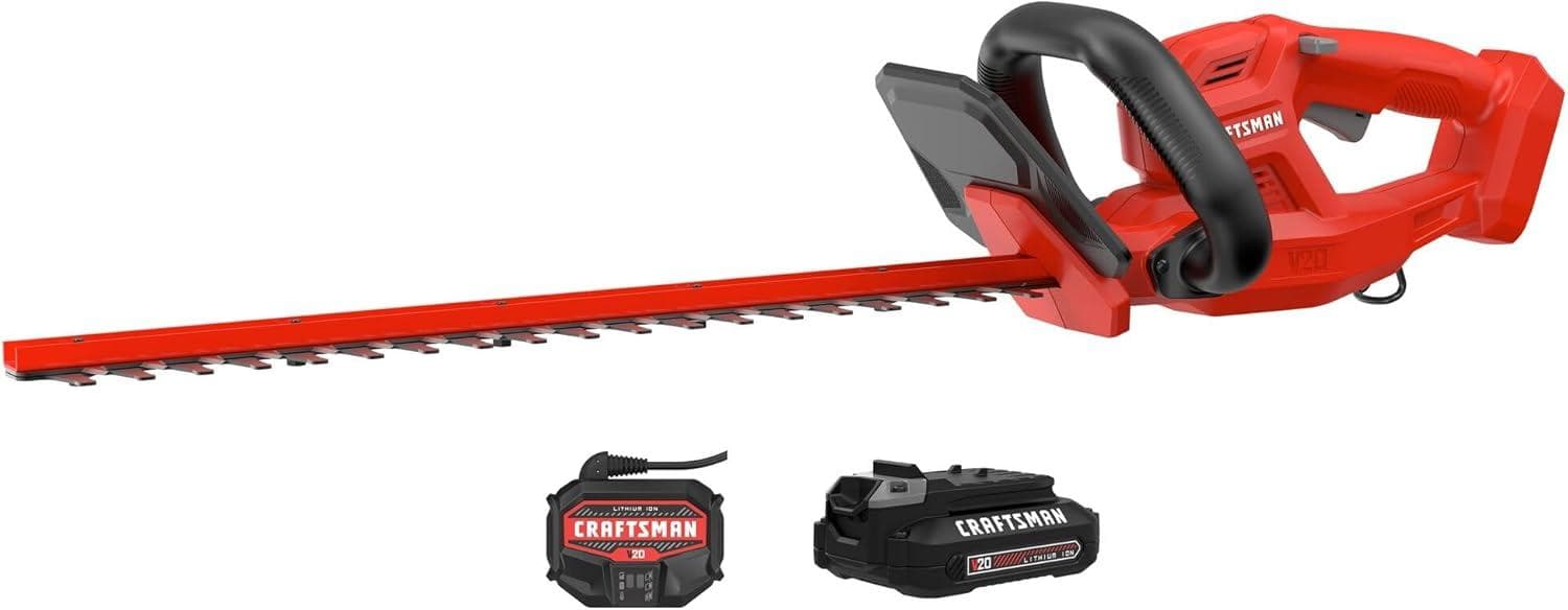Craftsman Cordless Hedge Trimmer with Battery and Charger on Amazon