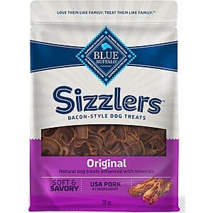 Blue Buffalo Sizzlers Bacon-Style Dog Treats - $8.95 with Subscribe & Save