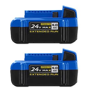 Kobalt 24V 4Ah Li-Ion Batteries 2-Pack on Sale at Lowe's