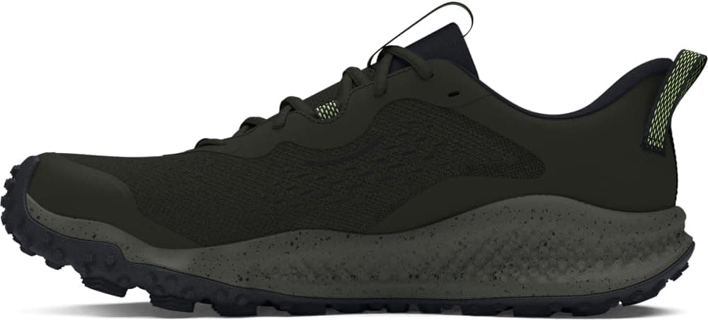 Under Armour Women's Charged Maven Trail, (301) Baroque Green/Black/Morph Green, 5, US