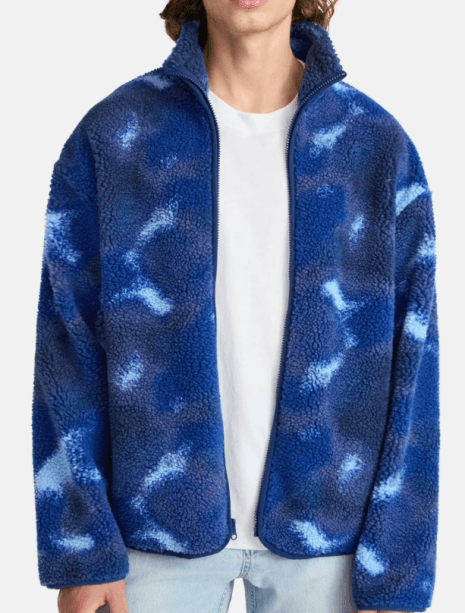 No Boundaries High Pile Faux Shearling Men's Jacket