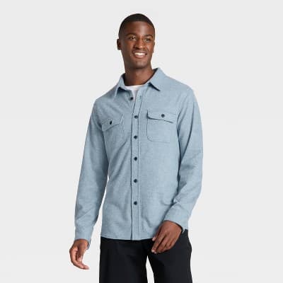 Men's Comfort Soft Shirt - Goodfellow & Co™ Light Blue S