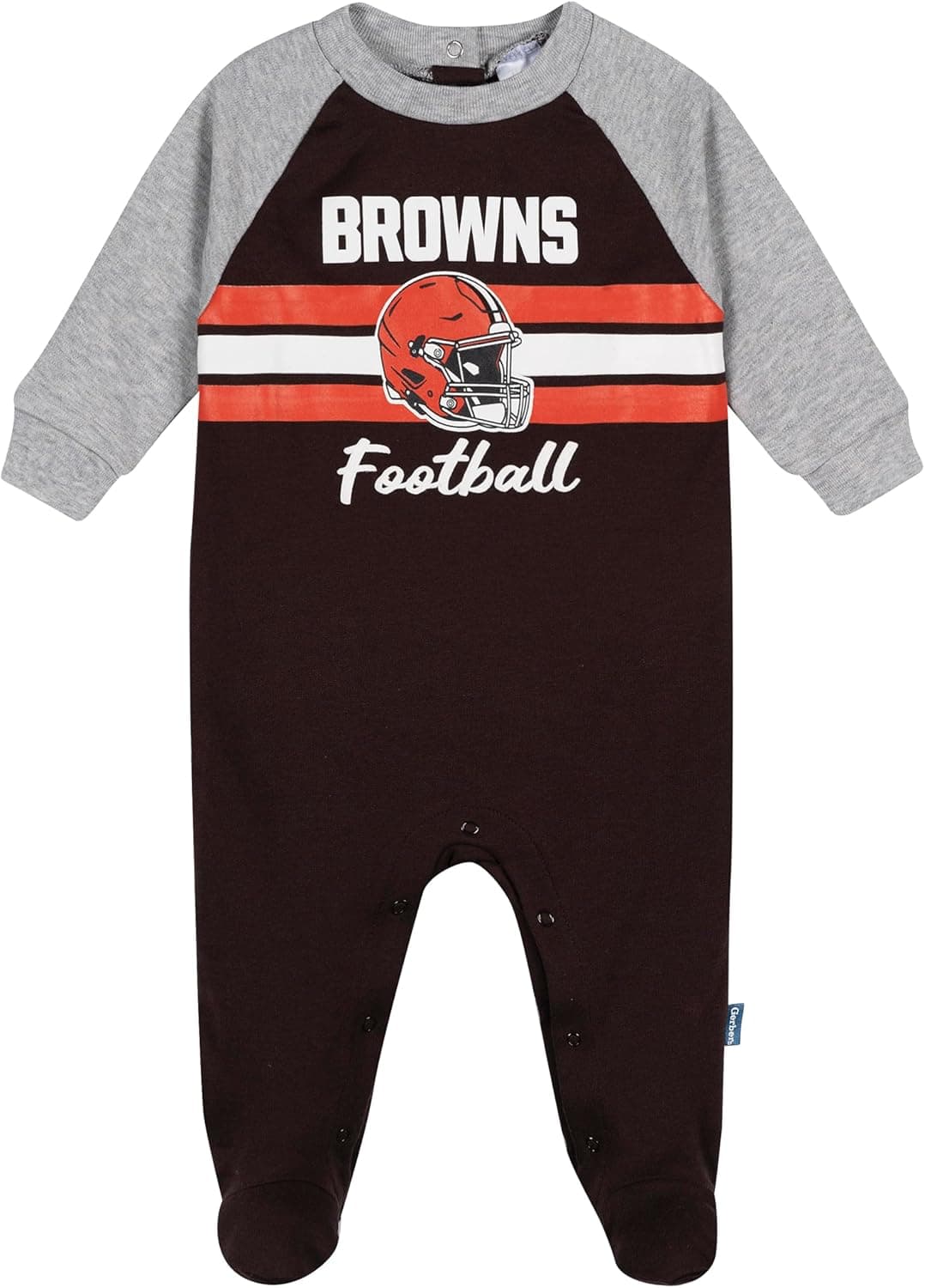 Cozy NFL Team Coverall for Baby Browns Fans