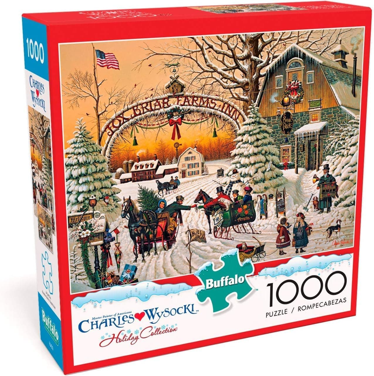 Cozy Christmas Puzzle: Buffalo Games 1000-Piece Jigsaw