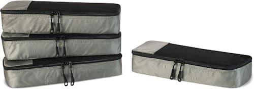Amazon Essentials 4-Piece Slim Packing Cubes