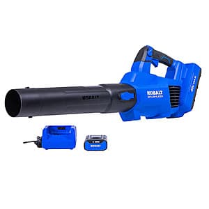 Kobalt 40V Cordless Leaf Blower with Battery - $79