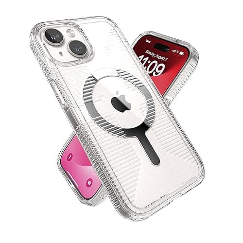 Speck Clear iPhone 15 Case: Slim, MagSafe, Drop Protection