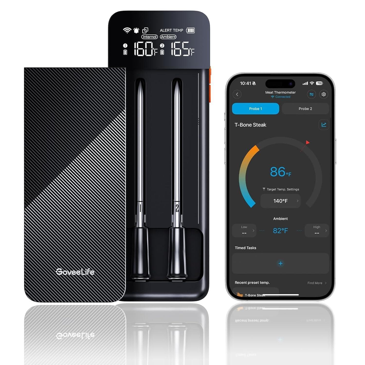 Precise Grilling with Govee Smart Wireless Meat Thermometer