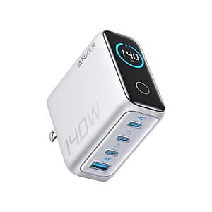 Anker Up to 140W 4-Port PD 3.1 Laptop Charger $56 + Free S&H