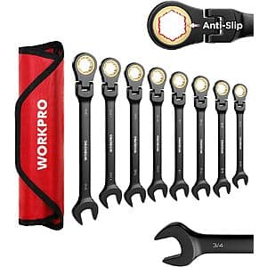 Prime Members: Flex Head Ratcheting Wrench Set