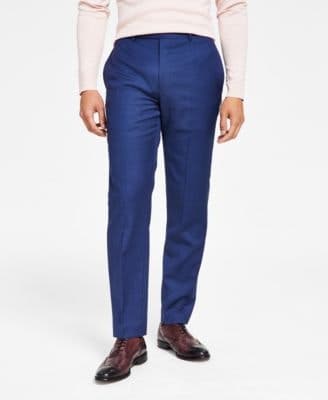 Calvin Klein Slim-Fit Wool-Blend Pants, 83% Off