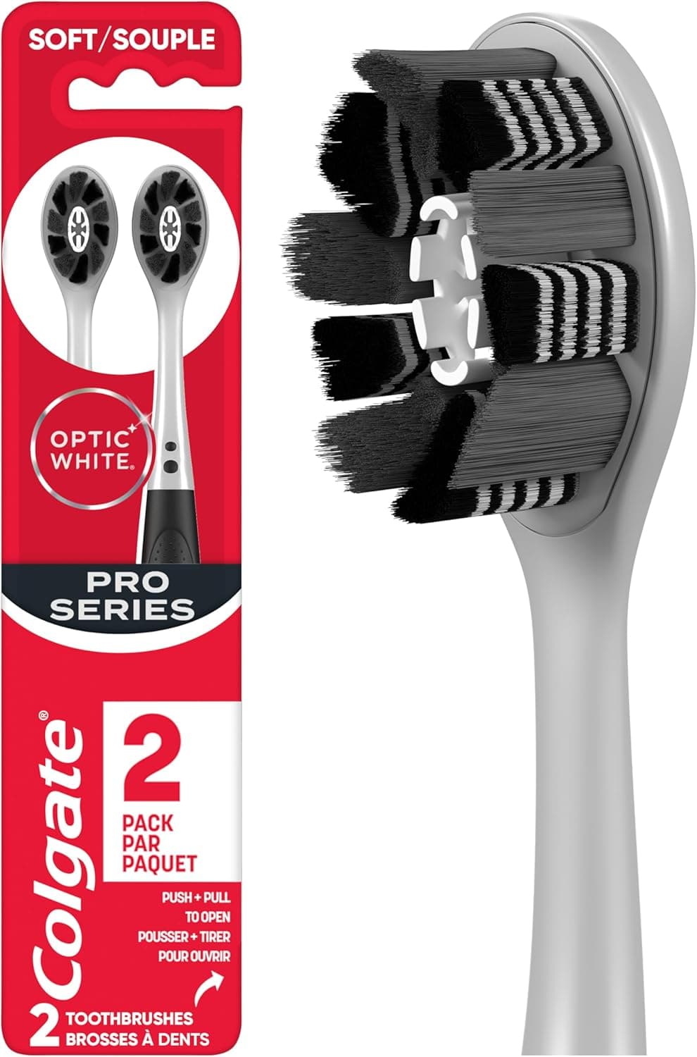Colgate Optic White Pro Series Charcoal Toothbrushes - 30% Off