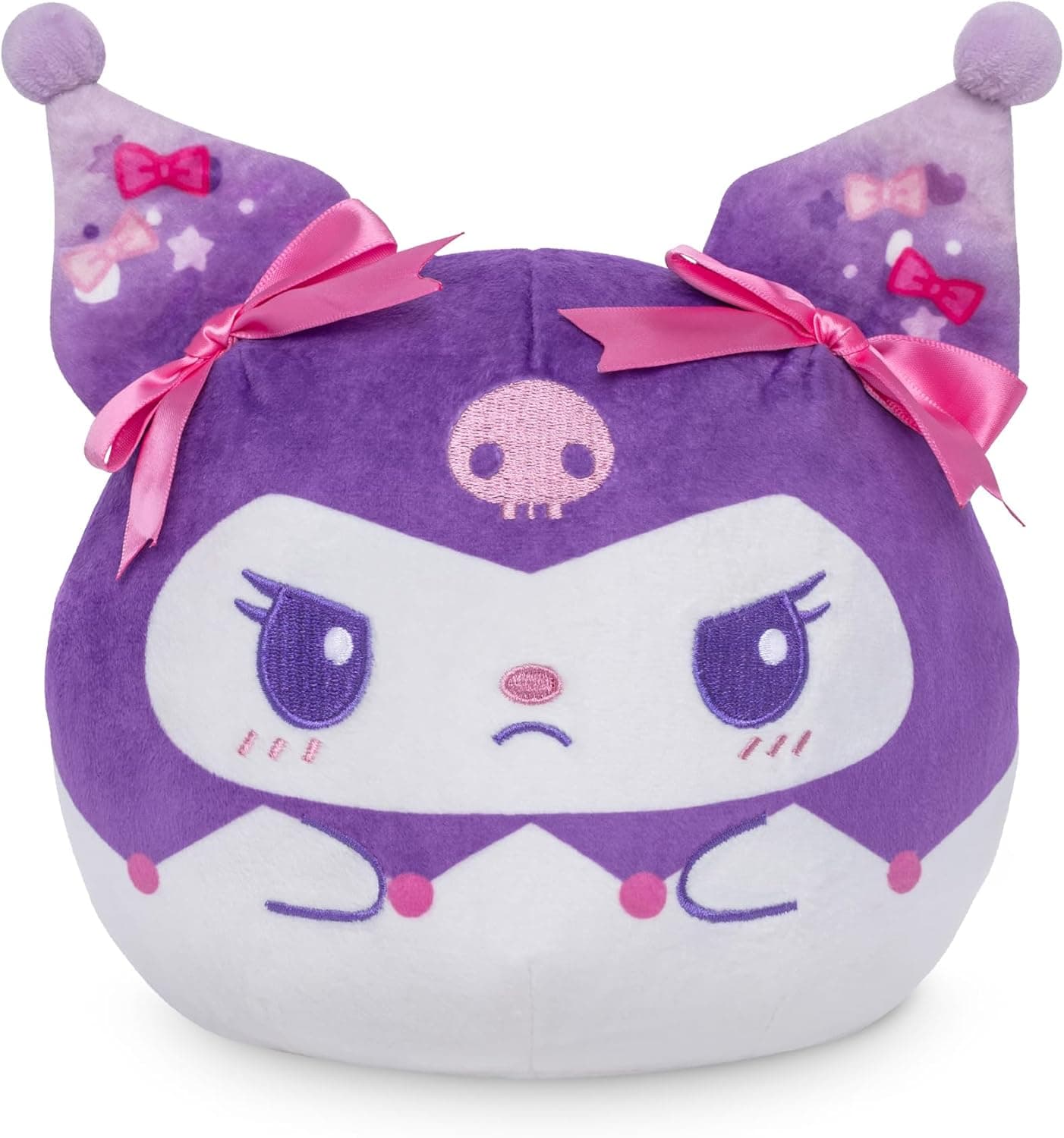 TeeTurtle My Melody and Kuromi Anniversary Edition Reversible 6" Plushie - Pink and Purple - Cute Kawaii Soft Stuffed Animal