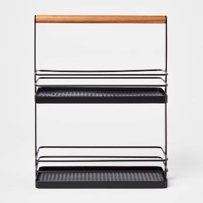 Wood 2-Tier Spice Rack - Threshold™