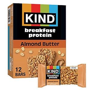 Gluten-Free Protein Bars: 6-Pack of KIND Breakfast Bars