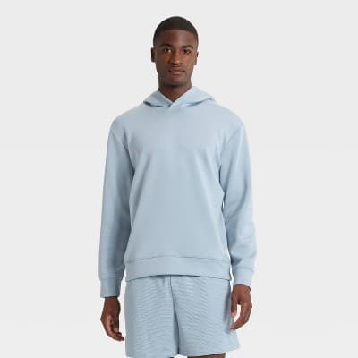 Men's Spacer Hoodie Sweatshirt - All In Motion™ Light Blue XXL