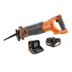 Select Stores: RIDGID 18V Cordless Reciprocating Saw w/ 4.0 Ah Battery & Charger $65.05 (In-Store Only, Limited Stock)