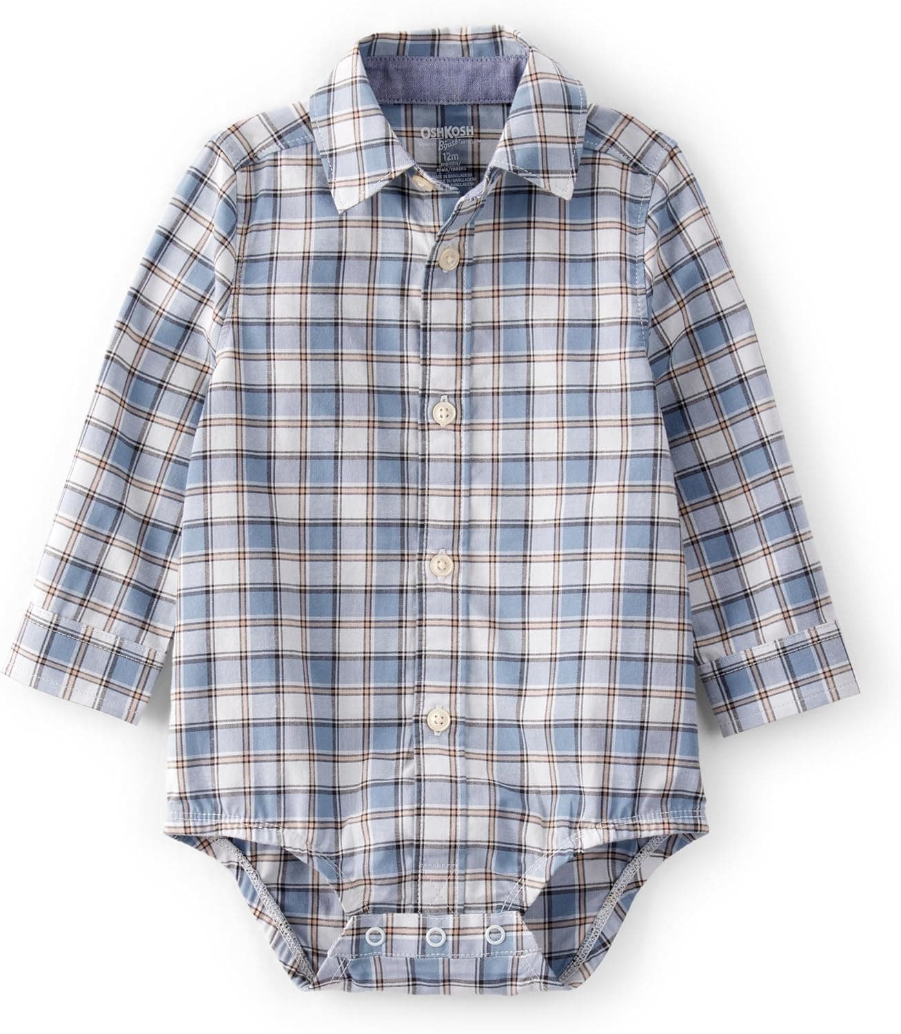 Save 65% on Oshkosh Plaid Bodysuit for Baby Boys