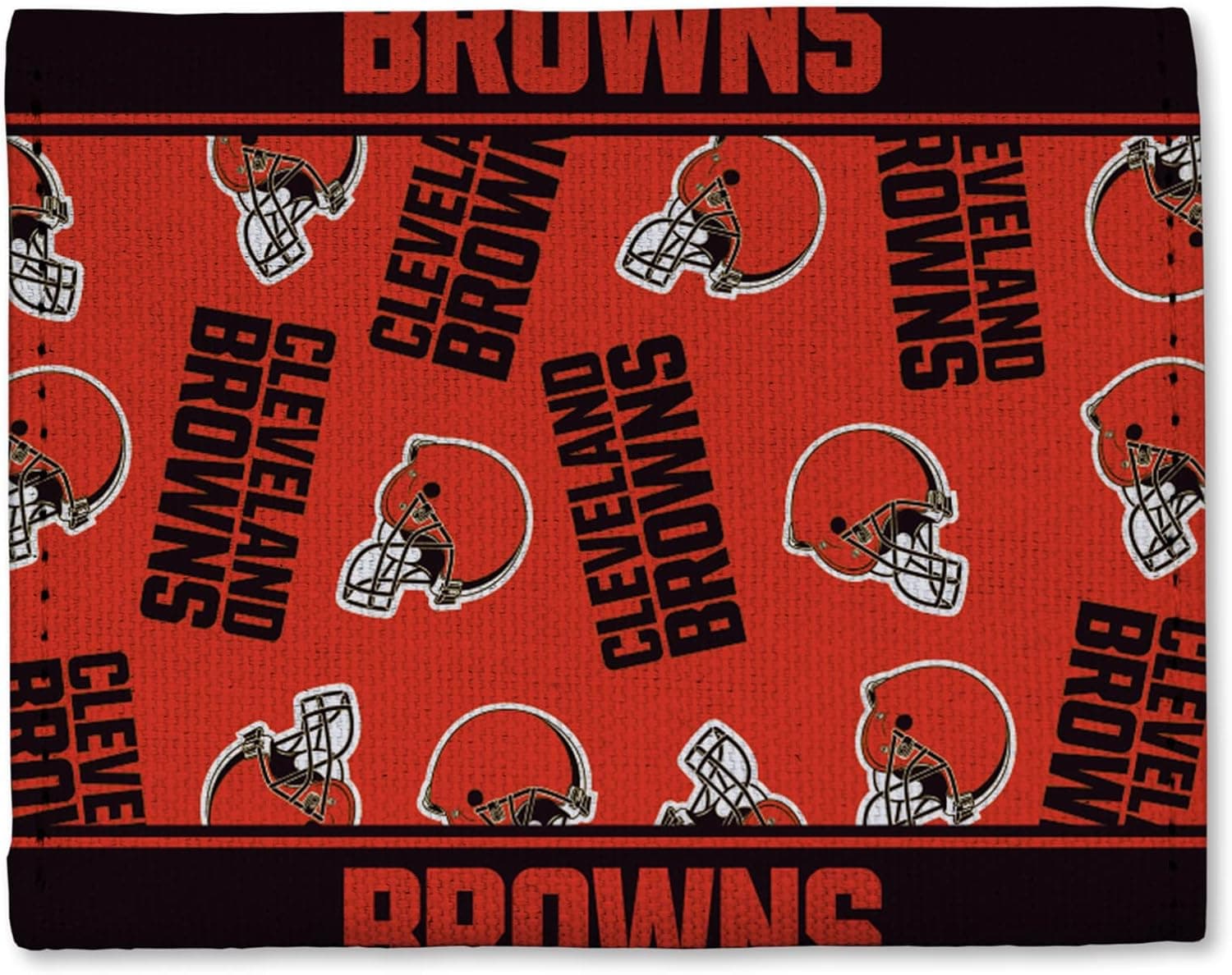 Officially Licensed Cleveland Browns Canvas Wallet - Stylish Accessory