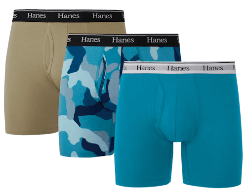 Hanes Boxer Briefs 3-Pack - 56% Off at Walmart