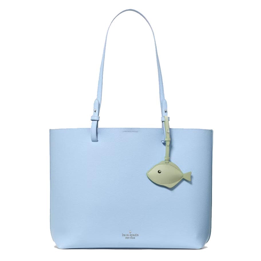 Kate Spade Leather Tote + Bag Charm for $103