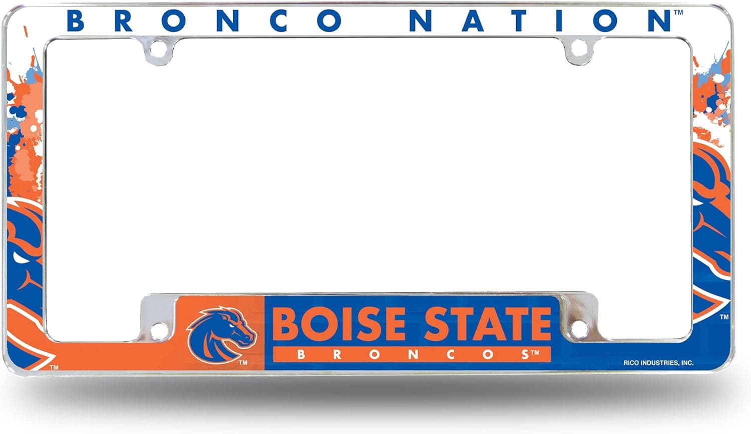 Rico Industries NCAA Boise State Broncos License Plate Frame