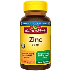 2 for $2.50 Nature Made Zinc Tablets with Subscription