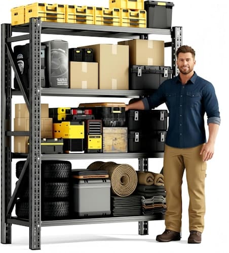 Lionhon 4-Tier Heavy Duty Garage Shelf