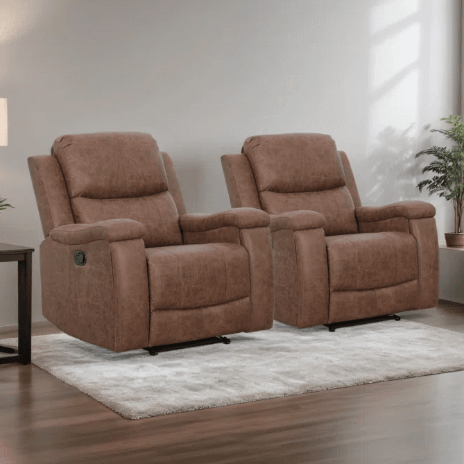 Get 2 Recliners for $500 or Less at Wayfair