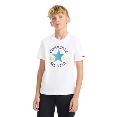 Converse® Boys' Short Sleeve Logo Graphic T-Shirt - White L